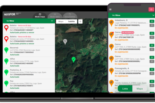 Plataforma Notifor Web y App móvil
